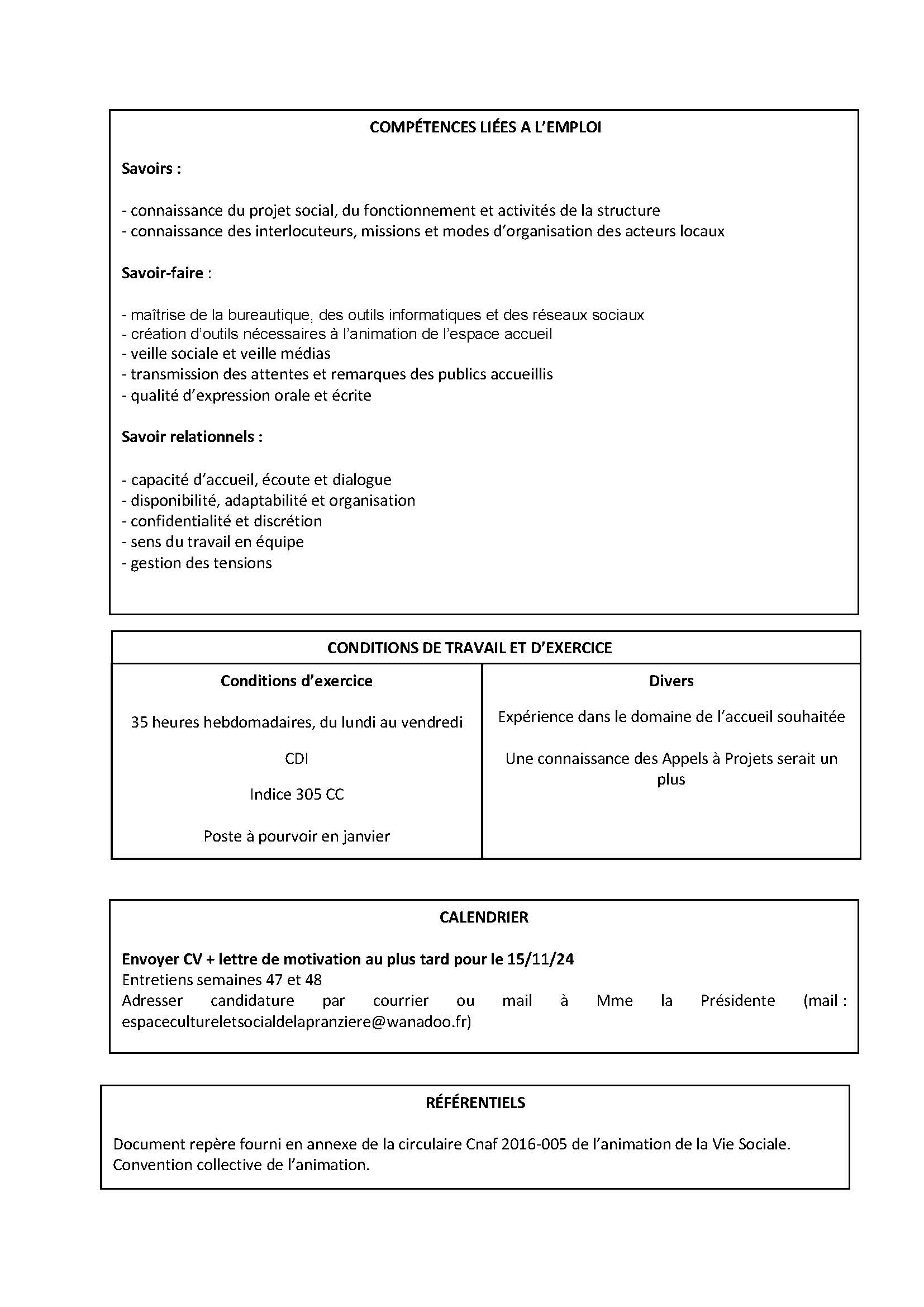 Fiche de poste Accueil ECSP Page 2