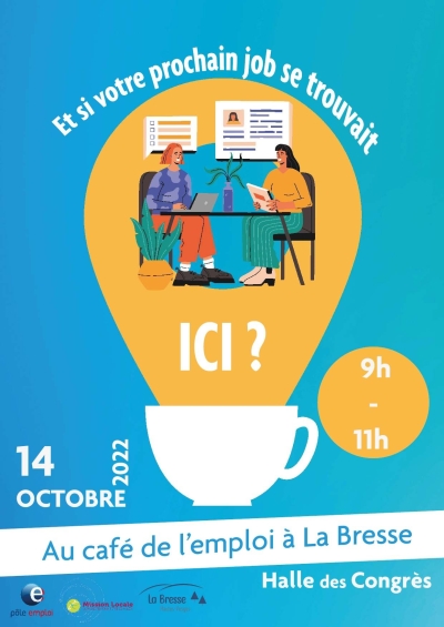 Café de l&#039;emploi à La Bresse le 14 octobre